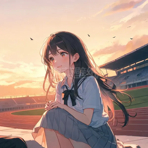 Q20-校园的夕阳