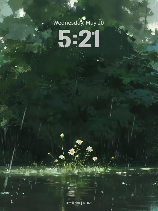7白色碎花
